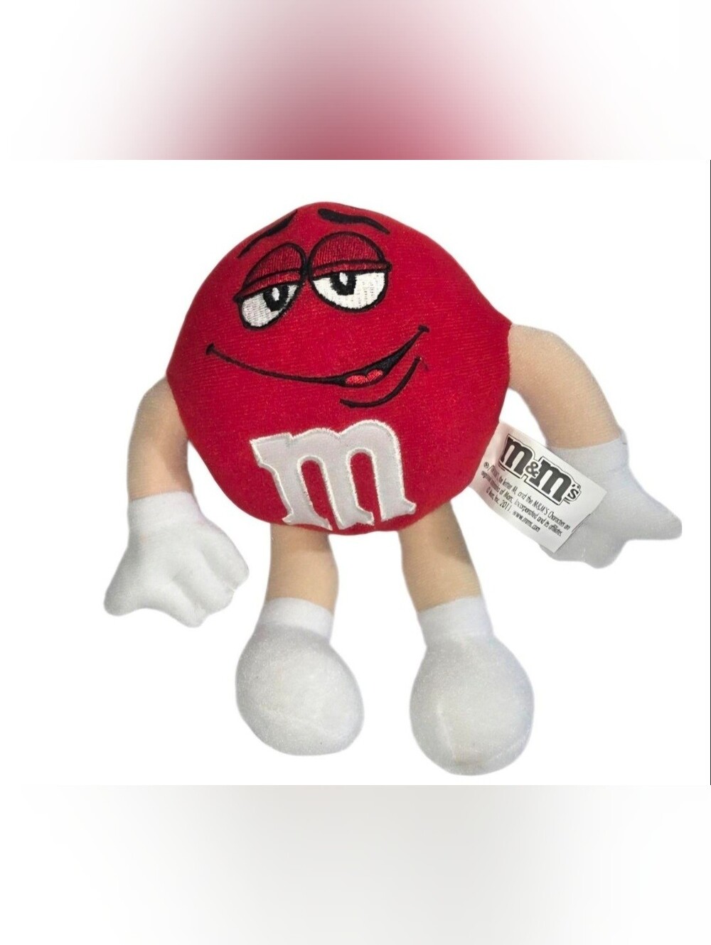 M&M's Red Plush Character Toy - Soft Collectible for Kids